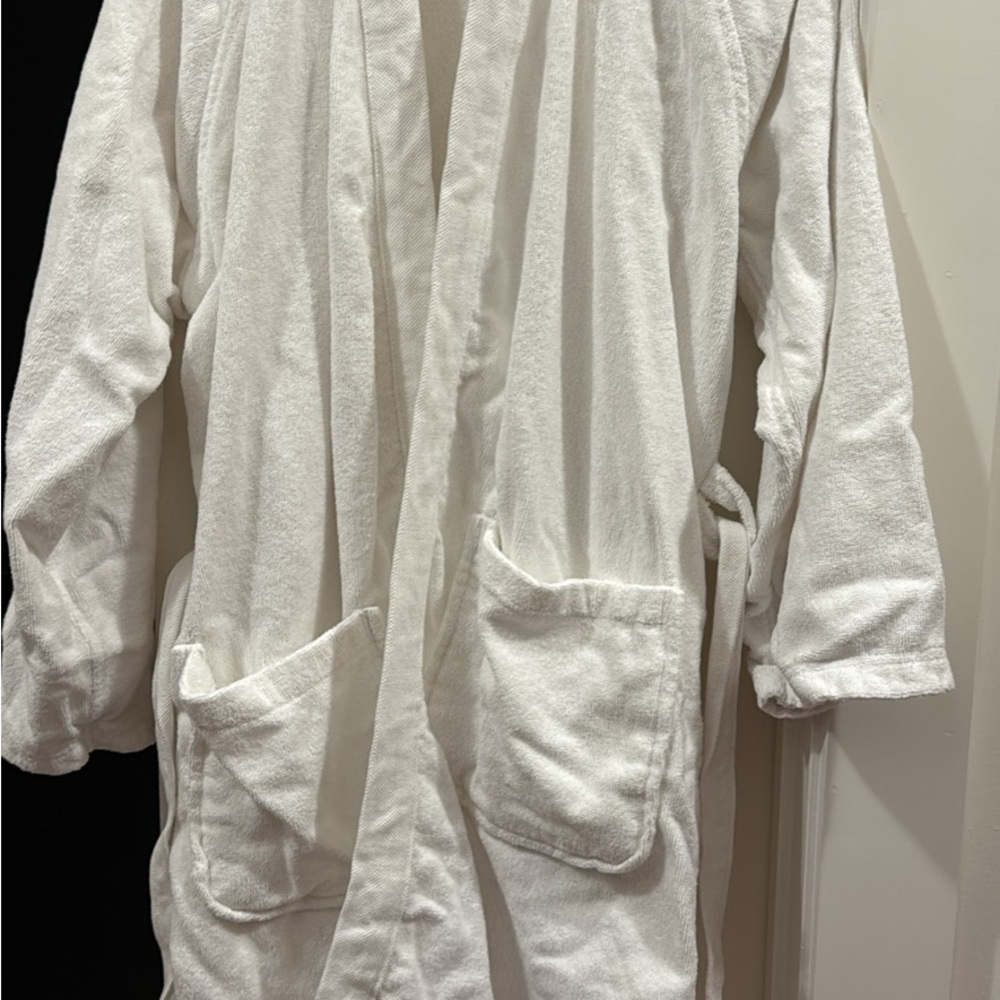 Lacoste White Bathrobe